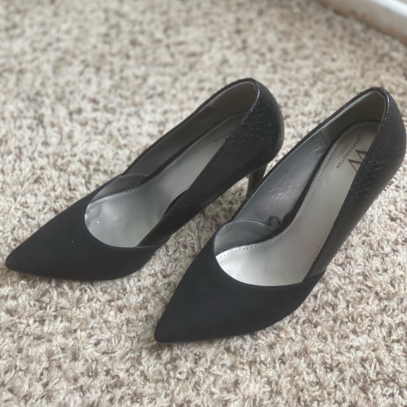 WORTHINGTON SUEDE WOMEN’S BLACK PUMPS SIZE 9 - Picture 12 of 14